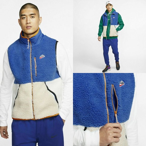 nike heritage essentials sherpa jacket